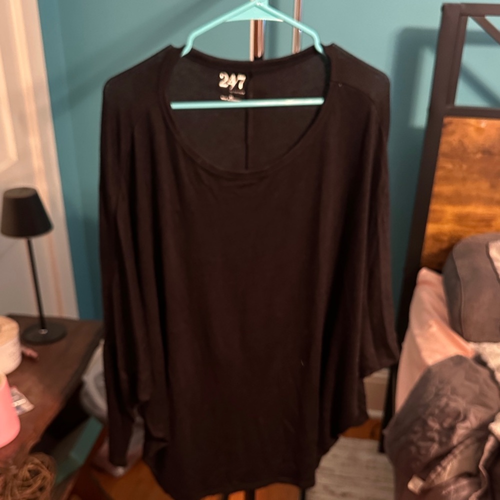 Maurice’s 24/7 Women's Black long sleeve shirt